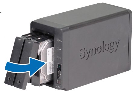 Osadenie diskov do Synology Diskstation