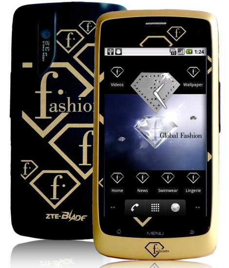 ZTE Blade FashionTV Edition Black Gold