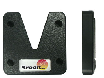 Konzola pre V-slot button and clip holder