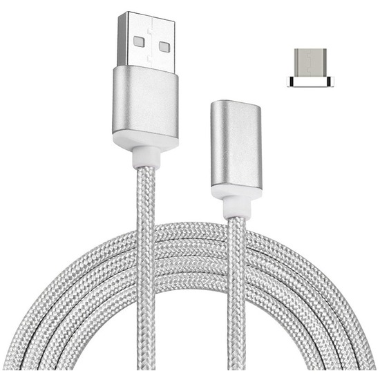 Pevný magnetický nabíjací kábel microUSB