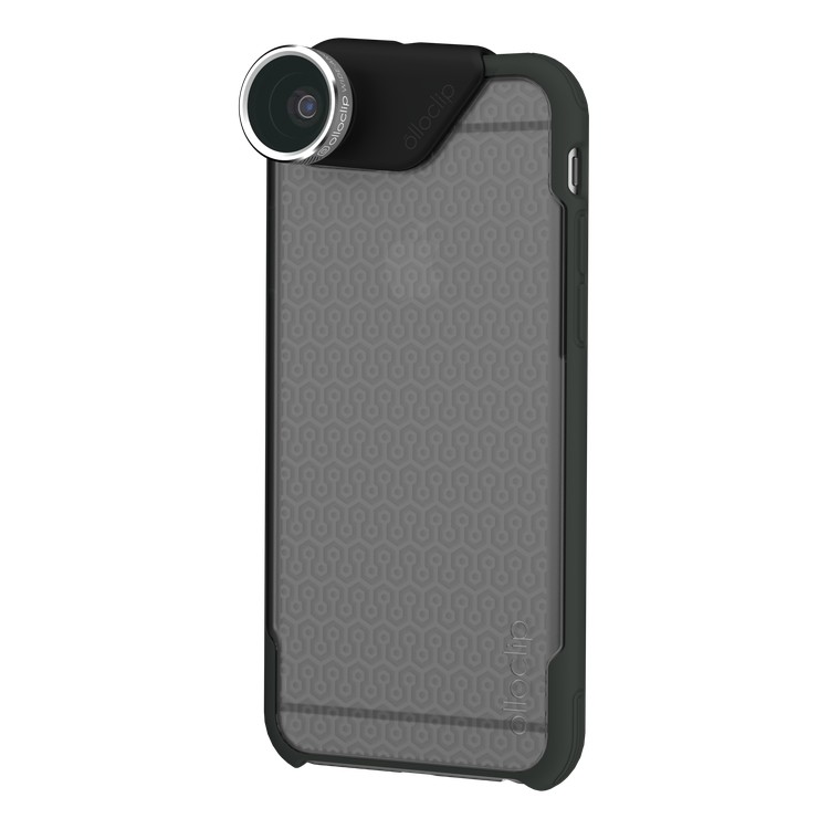 olloclip 4in1 lens system + olloCase grey pre iPhone 6/6S