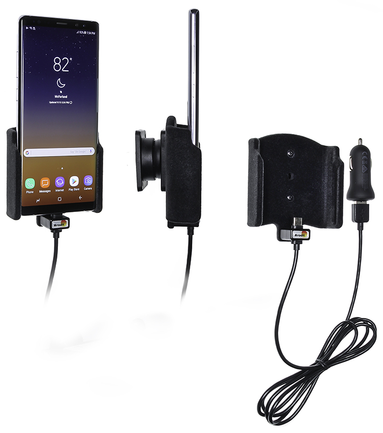 Aktívny držiak pre Samsung Galaxy Note 8 N950F USB+CL semiš