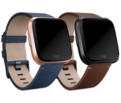 Fitbit Versa Leather Band - náhradný kožený náramok