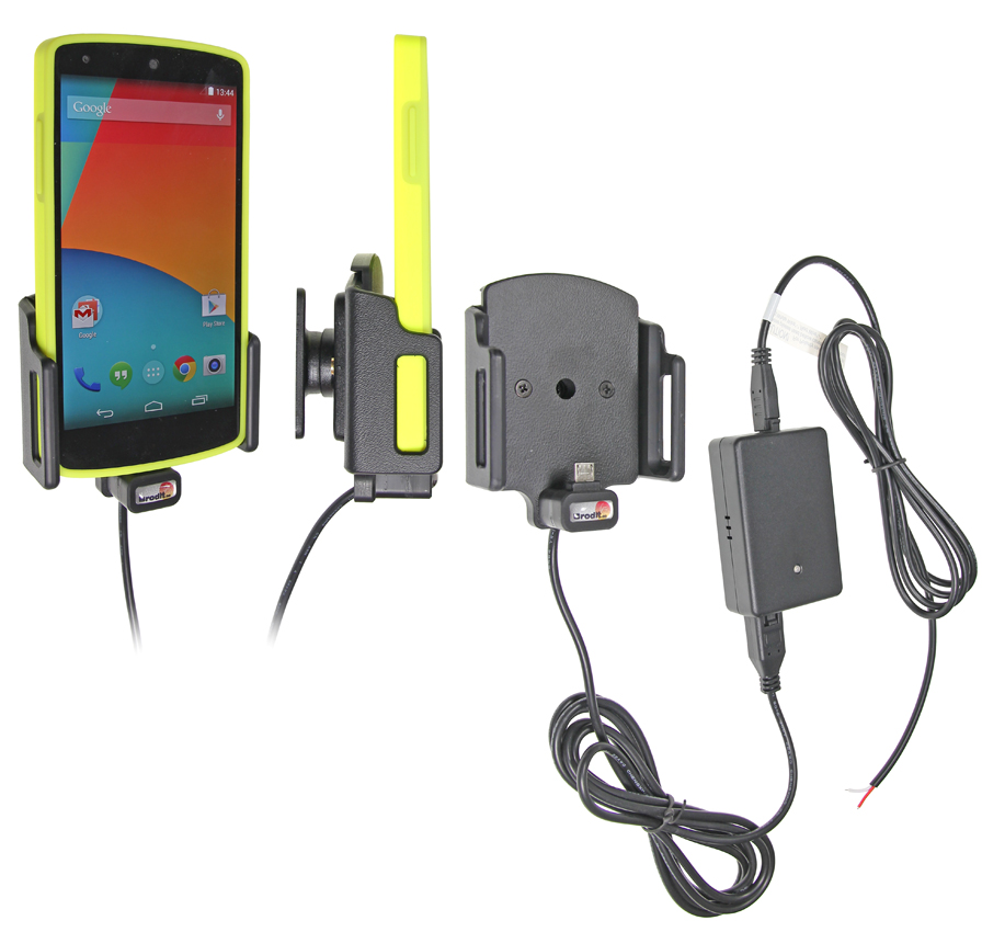 Aktívny držiak pre LG Nexus 5 s puzdrom s Molex kon.