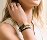 Fitbit Alta HR Metal Bracelet Gold - náhradný kovový náramok