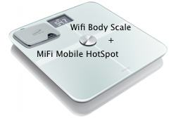 Osobná váha - Wifi Body Scale + MiFi Mobile Hotspot