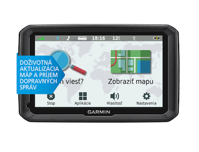 Obrázok výrobku Garmin dezl 580LMT-D (Truck) Lifetime + Slovakia Traffic