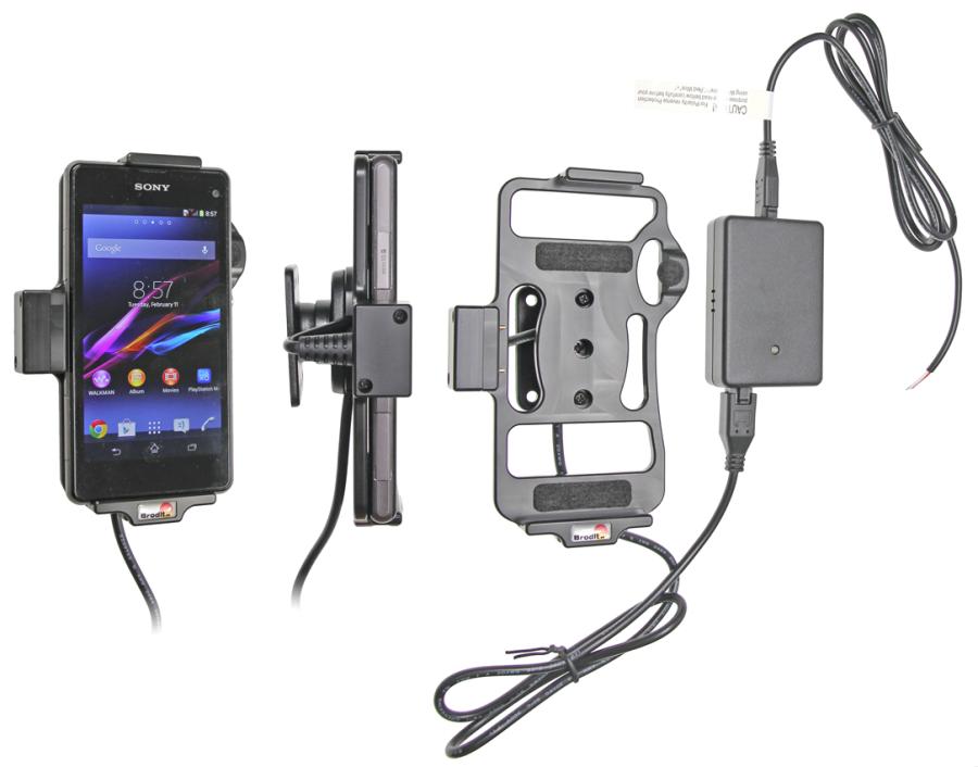 Aktívny držiak pre Sony Xperia Z1 Compact s Molex kon.